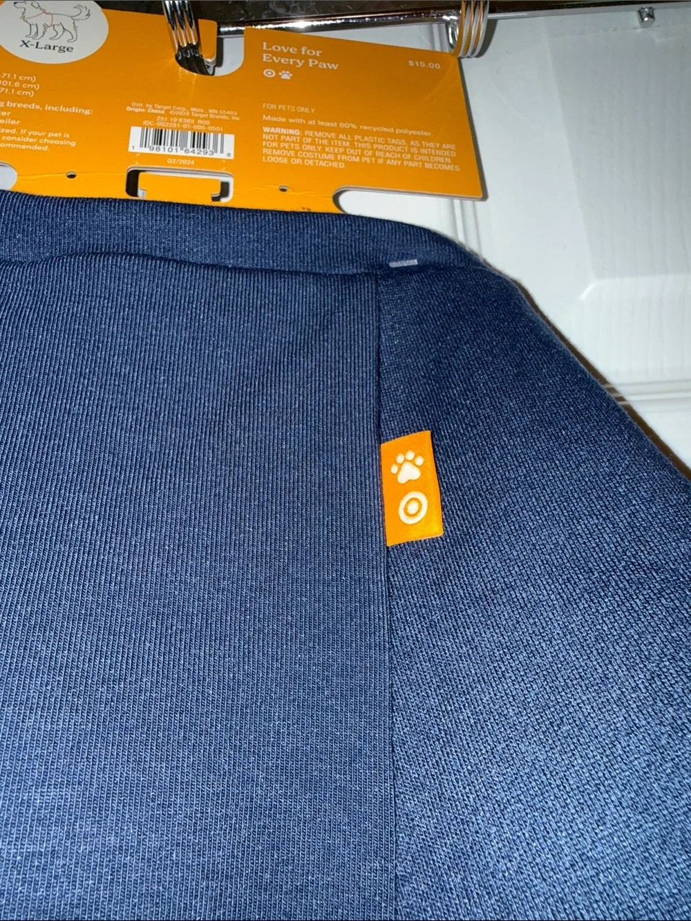 Target Navy Dog XL Sweatershirt with Green 